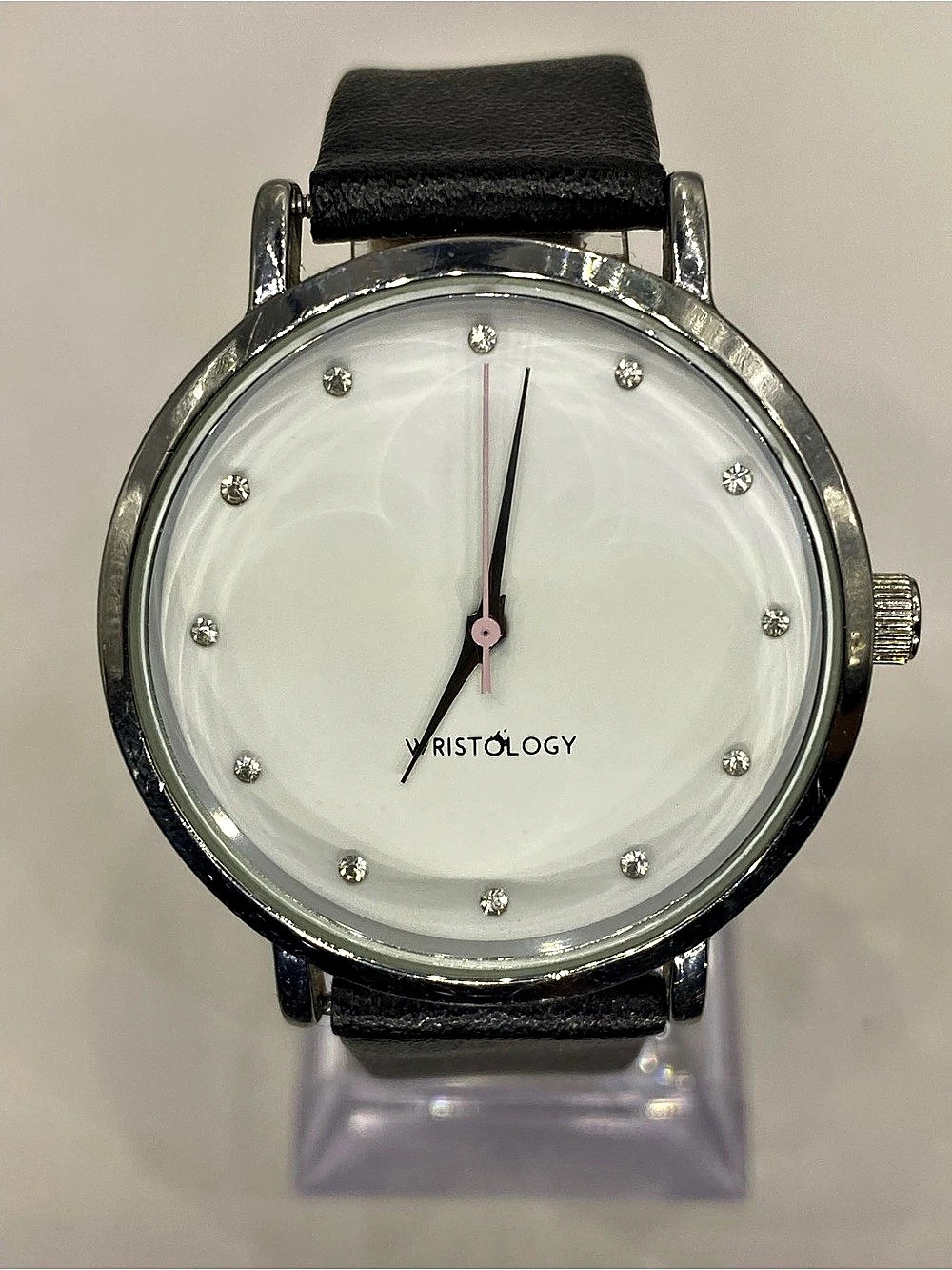 Men’s *^* Professional wear *** Wristology Olivia Iced  Crystal Watch Silverwear